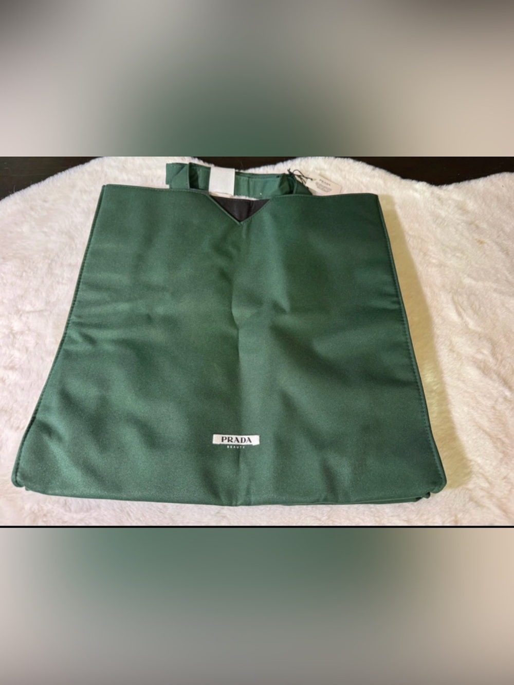 Prada Beauty Paradigme Sage Green Tote Bag